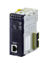 Omron CJ1W-ETN21 Ethernet Communications Module with 100Base-TX, FINS, FTP, socket, mail services, and automatic clock adjustment